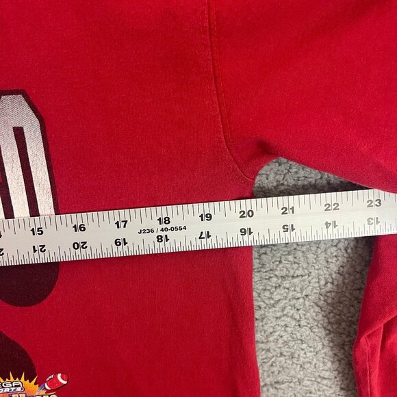 Vintage UNM‎ Lobos Football T-Shirt 2002 Las Vegas Bowl Men’s Red Long Sleeve - Picture 7 of 9